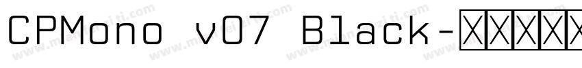 CPMono v07 Black字体转换